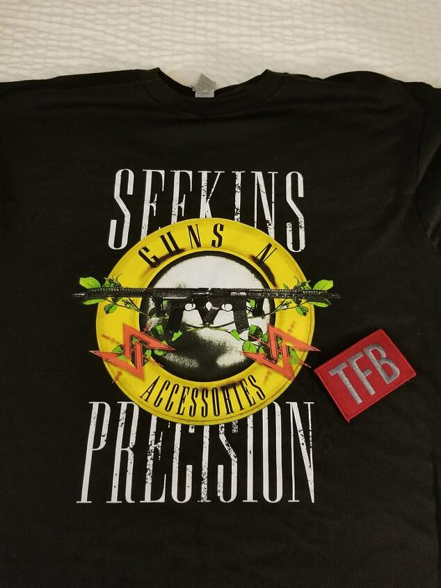 Seekins designers also made a few new shirts available for purchase. This particular "Guns N Accessories" shirt also comes in a ladies tank top as well. All apparel is currently available on the Seekins Precision website. This shirt retails for $21.99