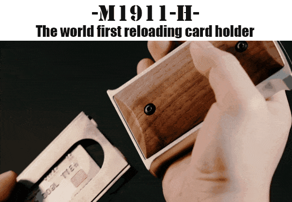 Card Holder Replicating a 1911 Grip and Magazine (M1911-H) (1)