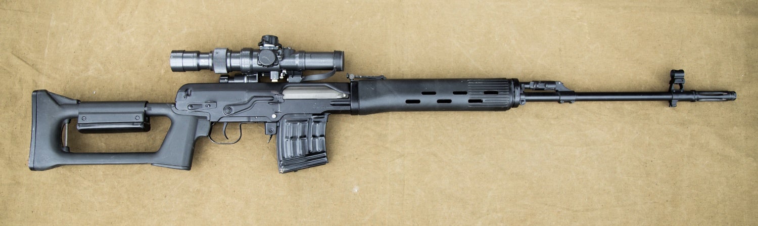 Modern production SVD sniper rifle