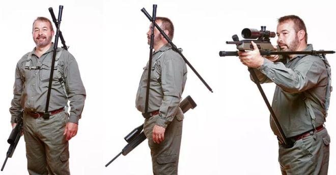 Lazy Aim Body-Mounted Shooting Sticks! (4)