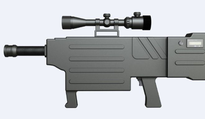 CG rendering of China's Laser Assault Rifle