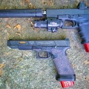MP5SD versus APC9