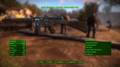 Fallout 4 Tommy Gun