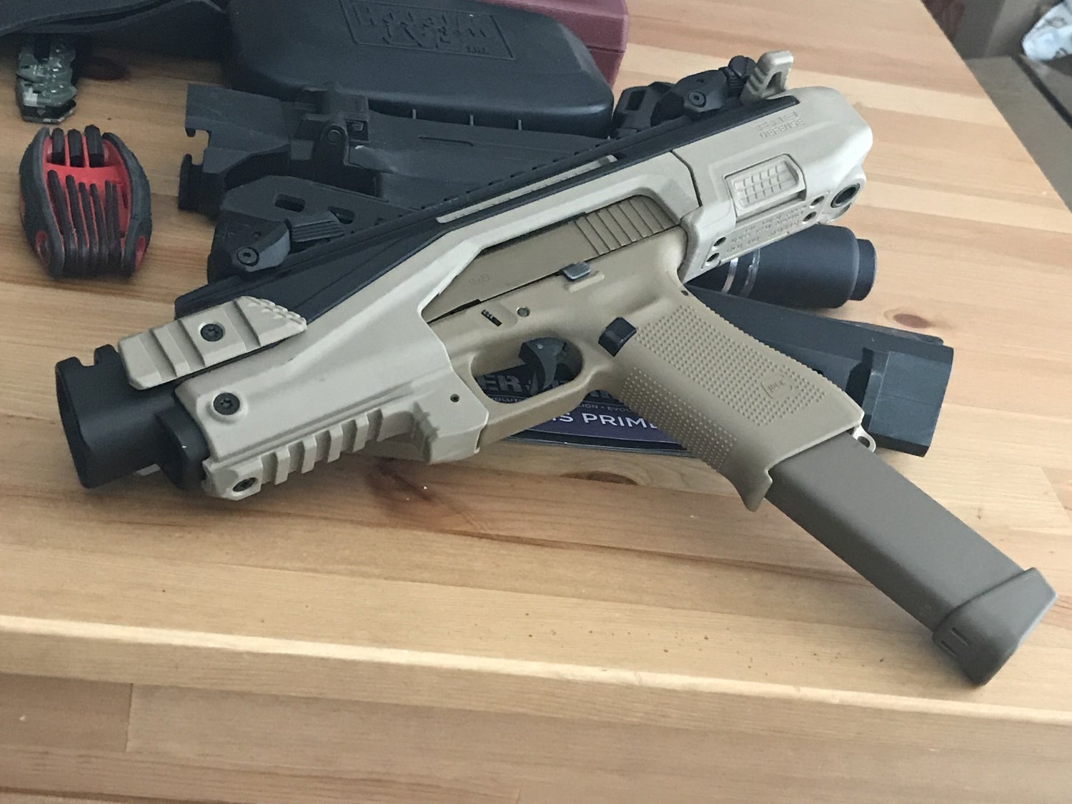 FAB Defense has a new PDW conversion kit for Glocks called the KPOS Scout. 