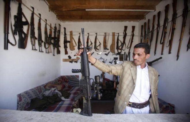 yemen gun shop