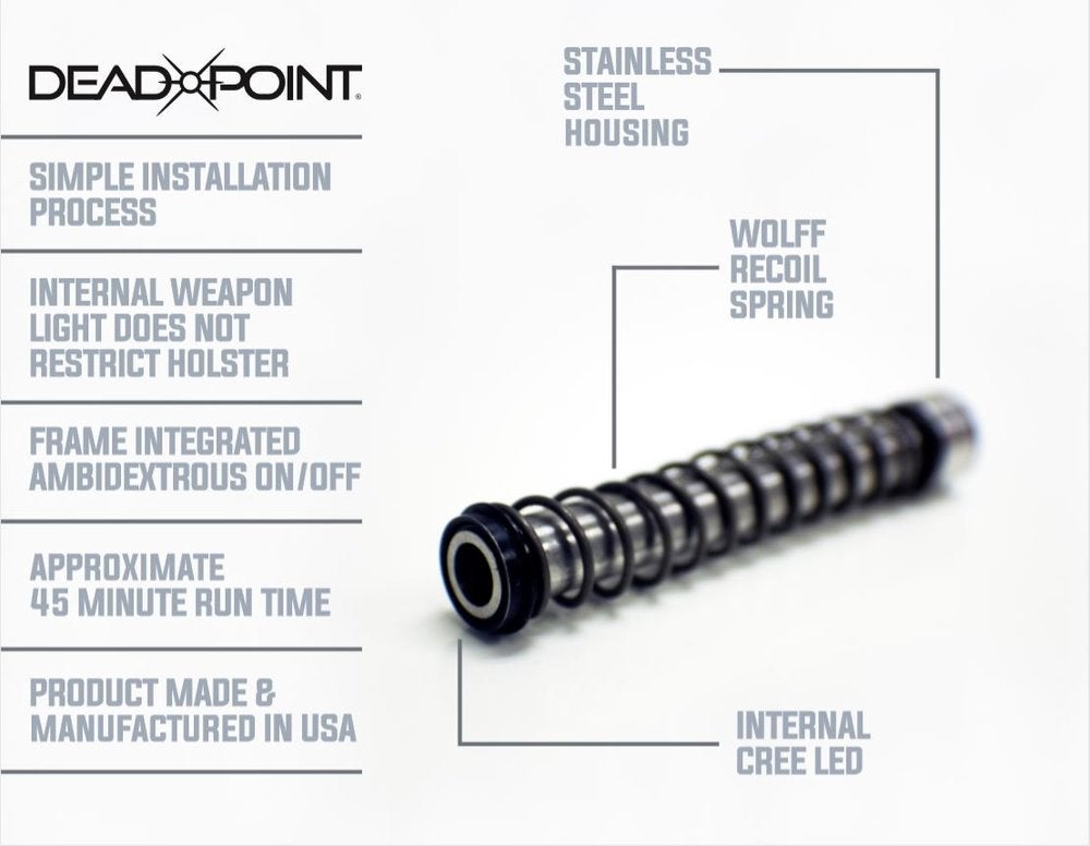 Guide rod weaponlight diagram