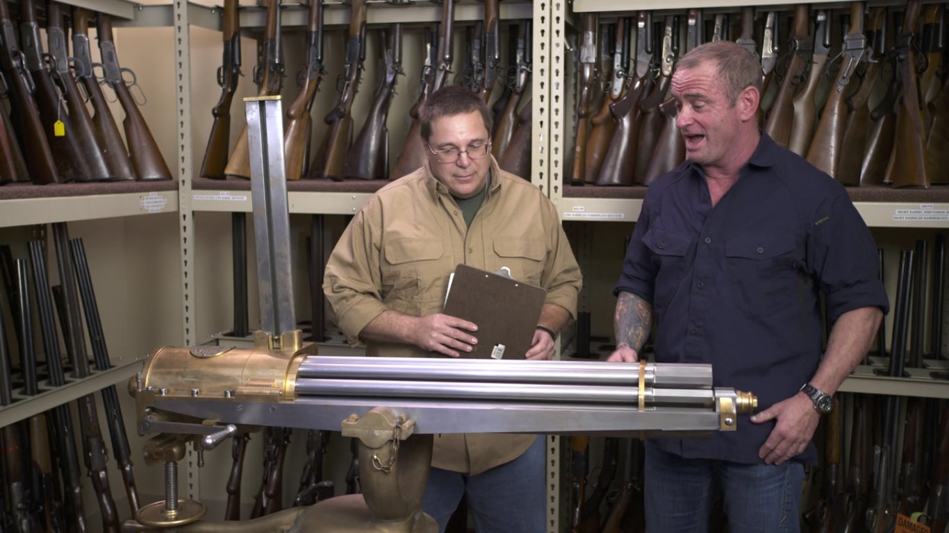 Some of the "Western" collection at ISS. Image courtesy of Hollywood Weapons.
