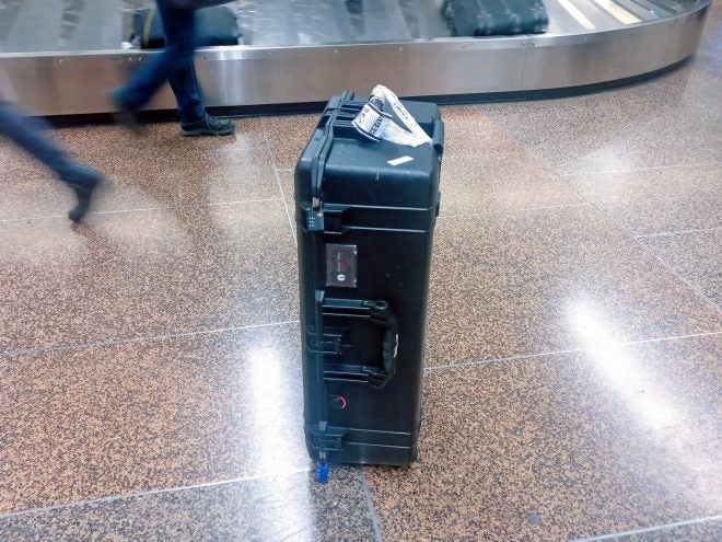 my luggage indeed arrived locked… with terrible TSA locks