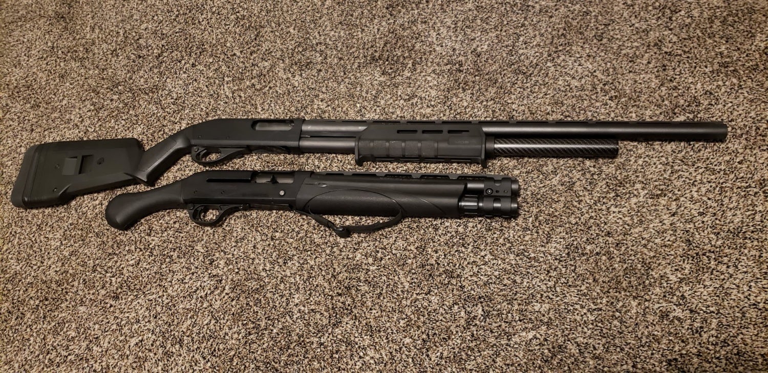 28in Remington 870 vs 13in Remington TAC-13.