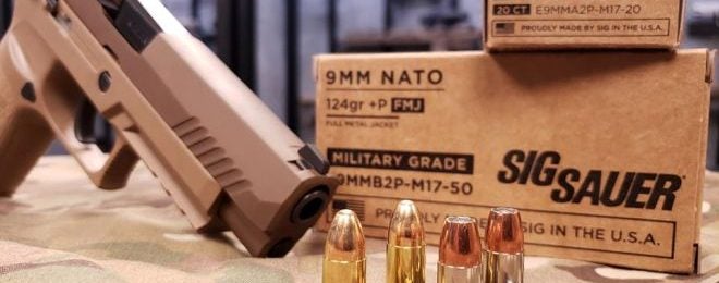 New SIG Sauer M17 9mm +P Ammunition Line (1)