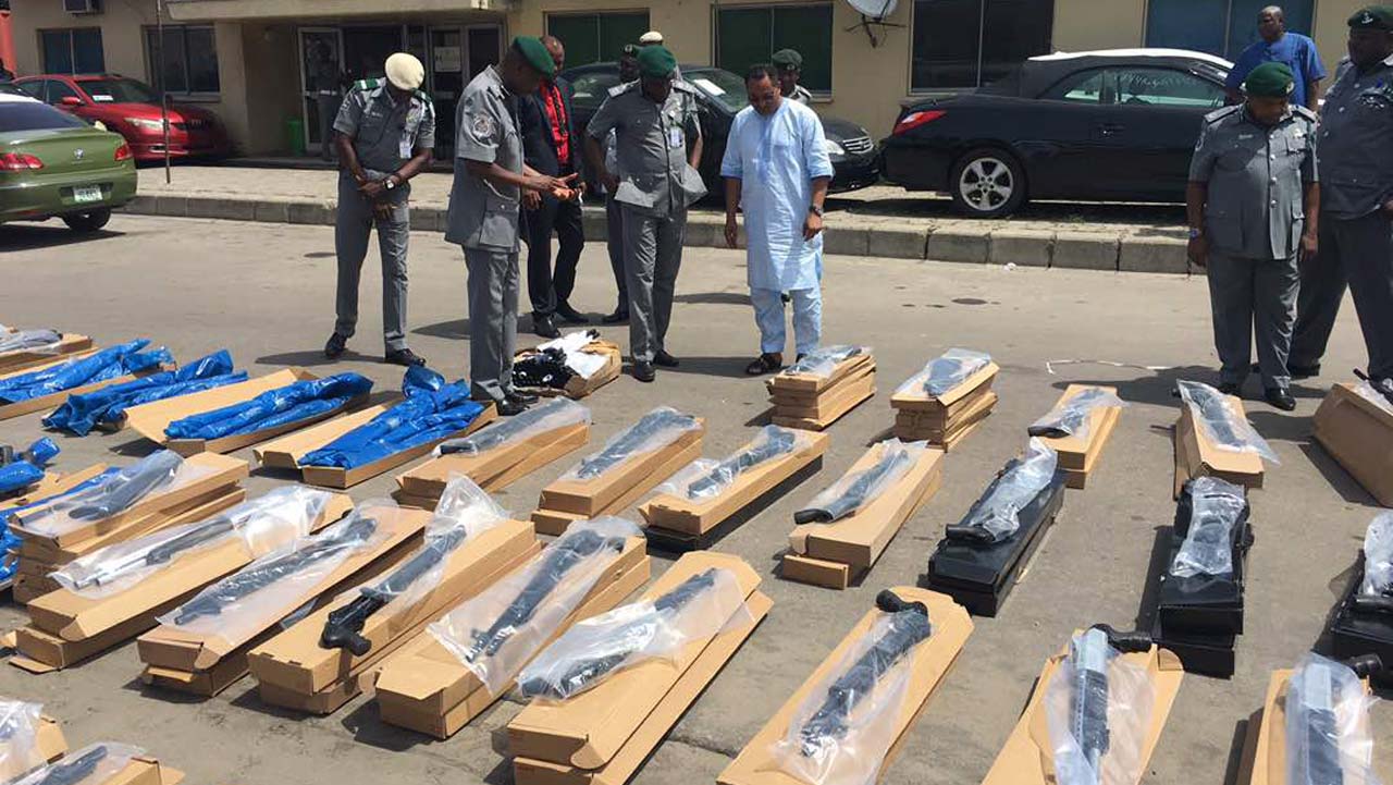Turkish-made Shotguns seized at Nigeria Ports