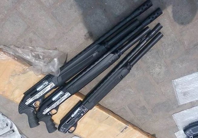 Seized Shotguns Nigerian Port
