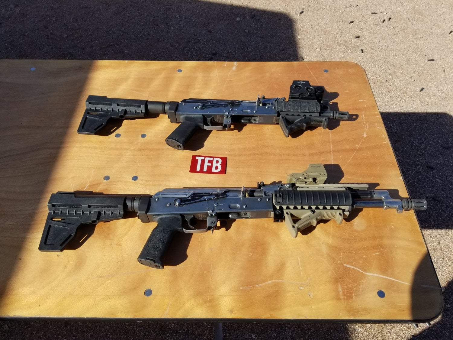 AK-103 X3 (top) and X2 (bottom).