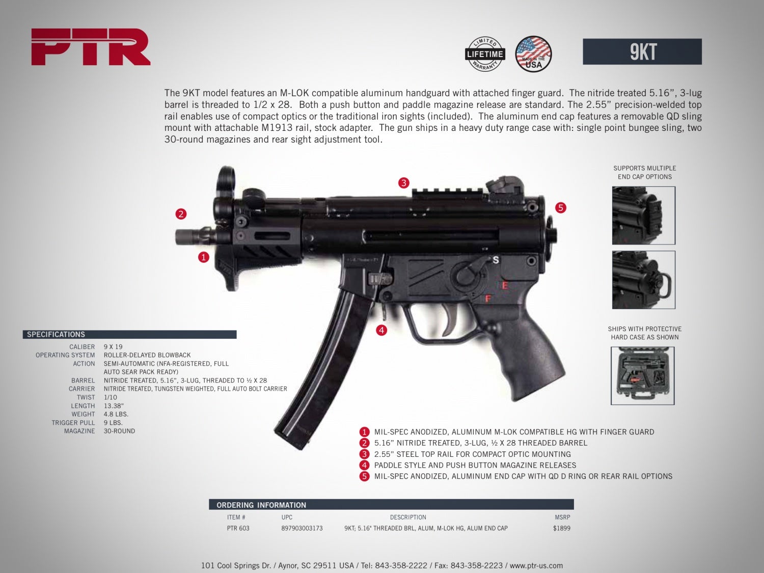 PTR GOES BIG (And Small): New 9KT And 9R MP5 Style Guns.