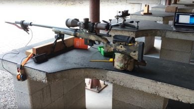 recoil with pre-loaded bipod