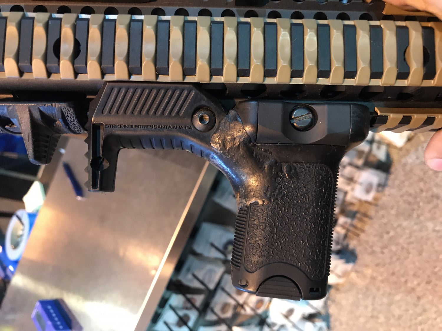 The Firearm BlogAFVG – Angled Vertical Grip Hybrid
