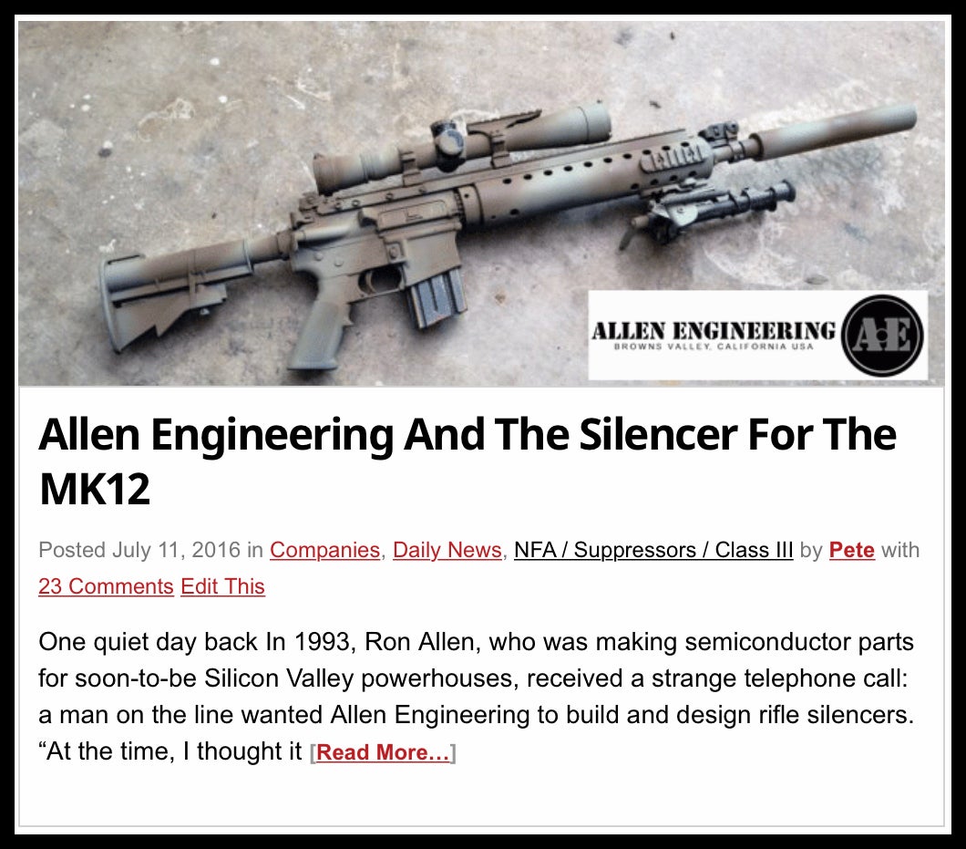 Allen Engineering suppressors