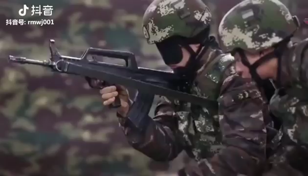 Chinese Soldiers Doing Bullpup Speed Reloads
