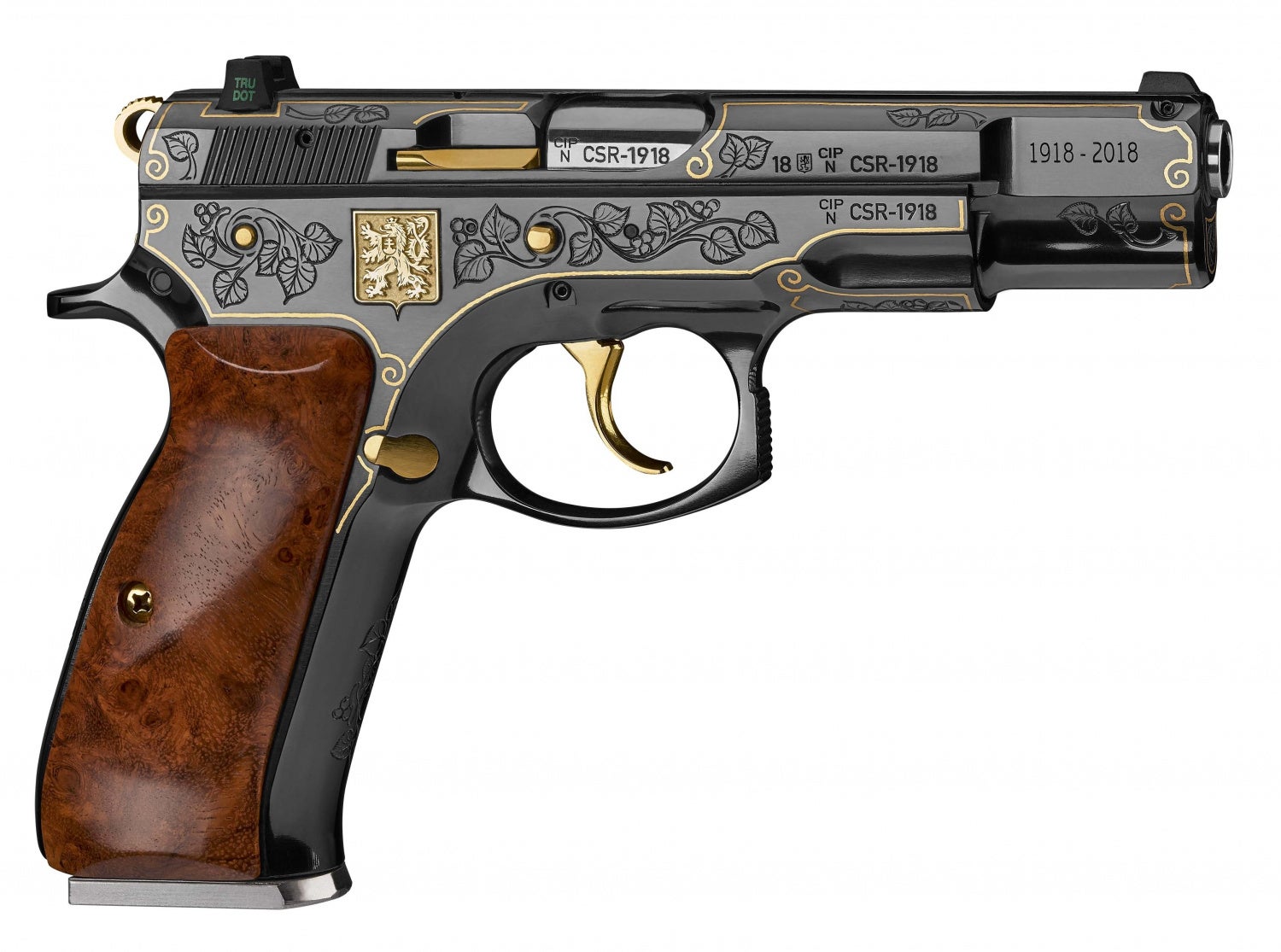CZ 75 Republika pistol given to President Trump
