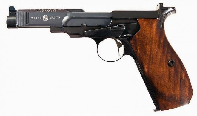 George Wilson .45 ACP target pistol.