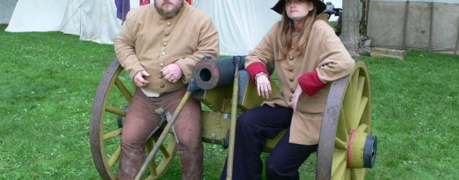 Mountain Howitzer, Civil War Reenactment