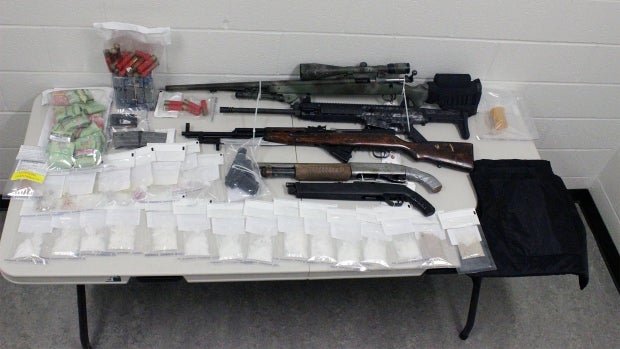RCMP drug bust finds grenades and guns