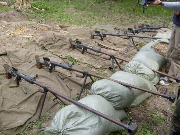PTRD "anti-tank rifles" ready for some action