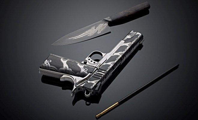 Cabot Guns Diablo Damascus Pistol from OAK Collection (2)