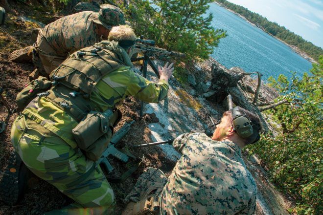 POTD: US and Swedish Marine Snipers