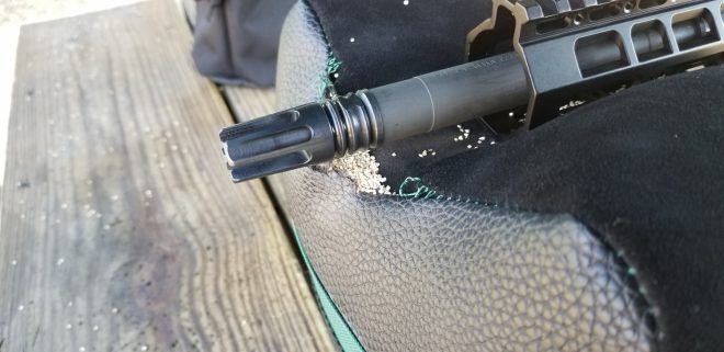 flash hider with ruined bag