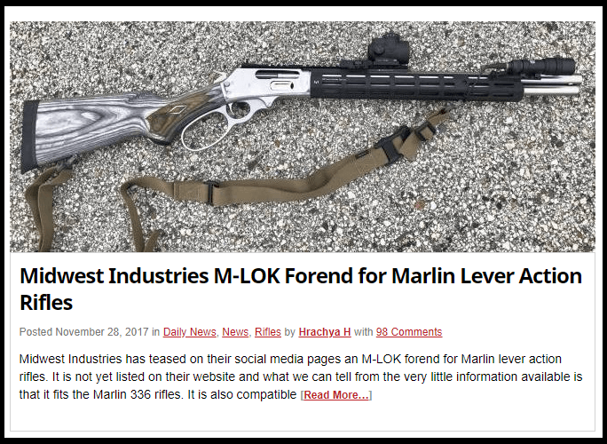 Marlin Firearms Brand Page