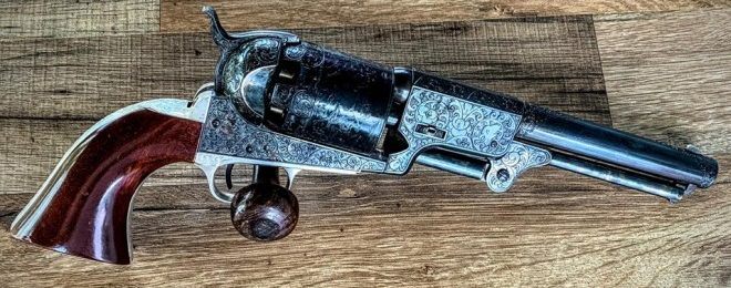 Wheelgun Wednesday Replica of Gustave Young Engraved Colt Dragoon Revolver (23)