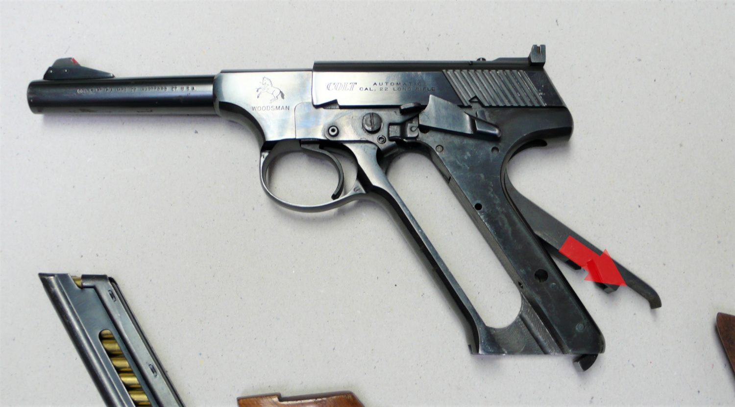 Colt Woodsman Model .22 Cal Pistol Trigger P-1025 