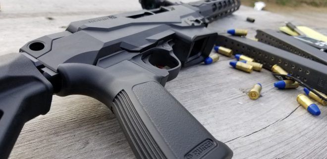 new ruger pc9 pistol caliber carbine 8 pistol grip