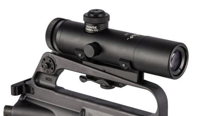 Brownells Retro 4X Carry Handle Scope Now Shipping (1)