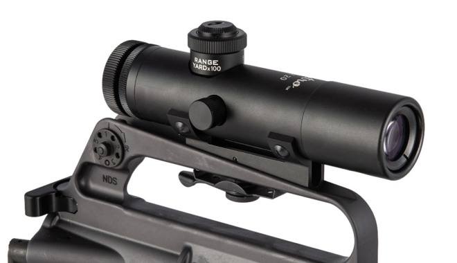 Brownells Retro 4X Carry Handle Scope Now Shipping -The Firearm Blog.