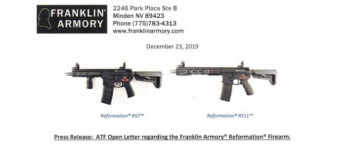 Franklin Armory Responds