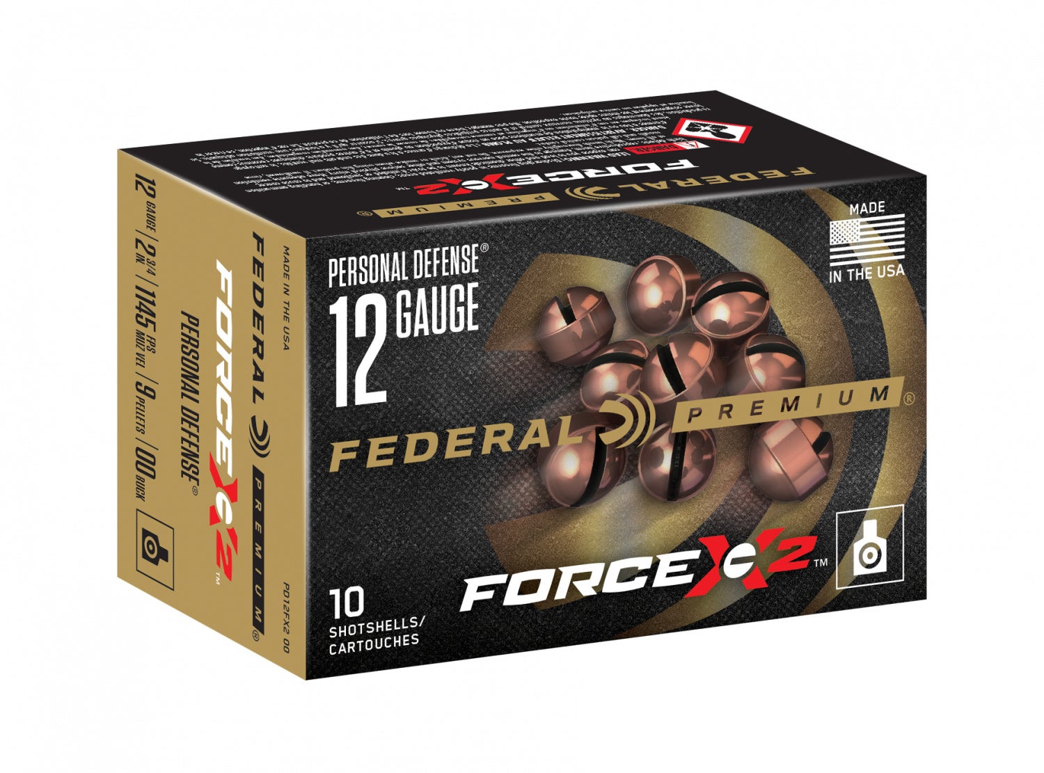 Federal FORCE X2 Shotgun Ammo - 00 Buckshot That Splits In Half ...