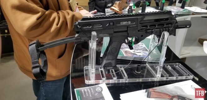 [SHOT 2020} Chiappa Firearms CBR-9 Collapsing Brace Pistol