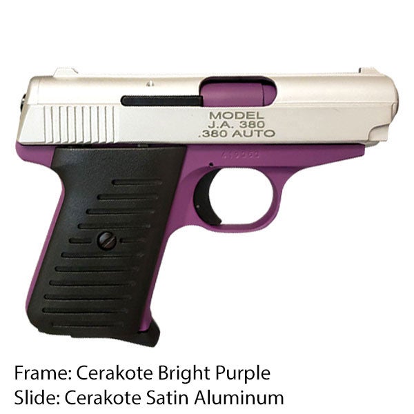 The JA380 shown here is one of five handguns currently advertised on the Jimenez website, with two additional models listed as"coming soon".