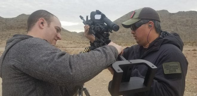 The TFB "Do It In the Dark" Desert Machine Gun Shoot at Shot Show 2020