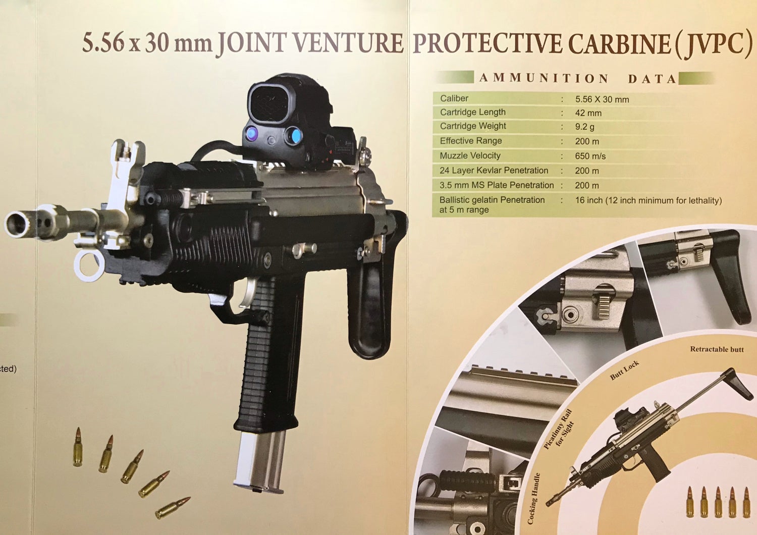 JVPC weapons specs