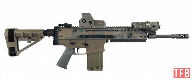 side profle of SCAR17Shorty