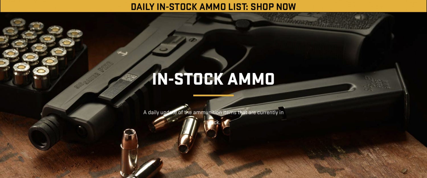 IN STOCK: SIG Sauer Ammunition Availability Updated Daily
