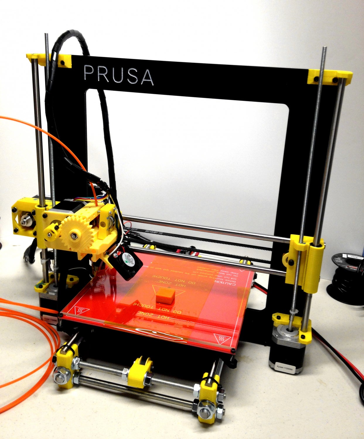 Prusa FFF polymer 3D printer.