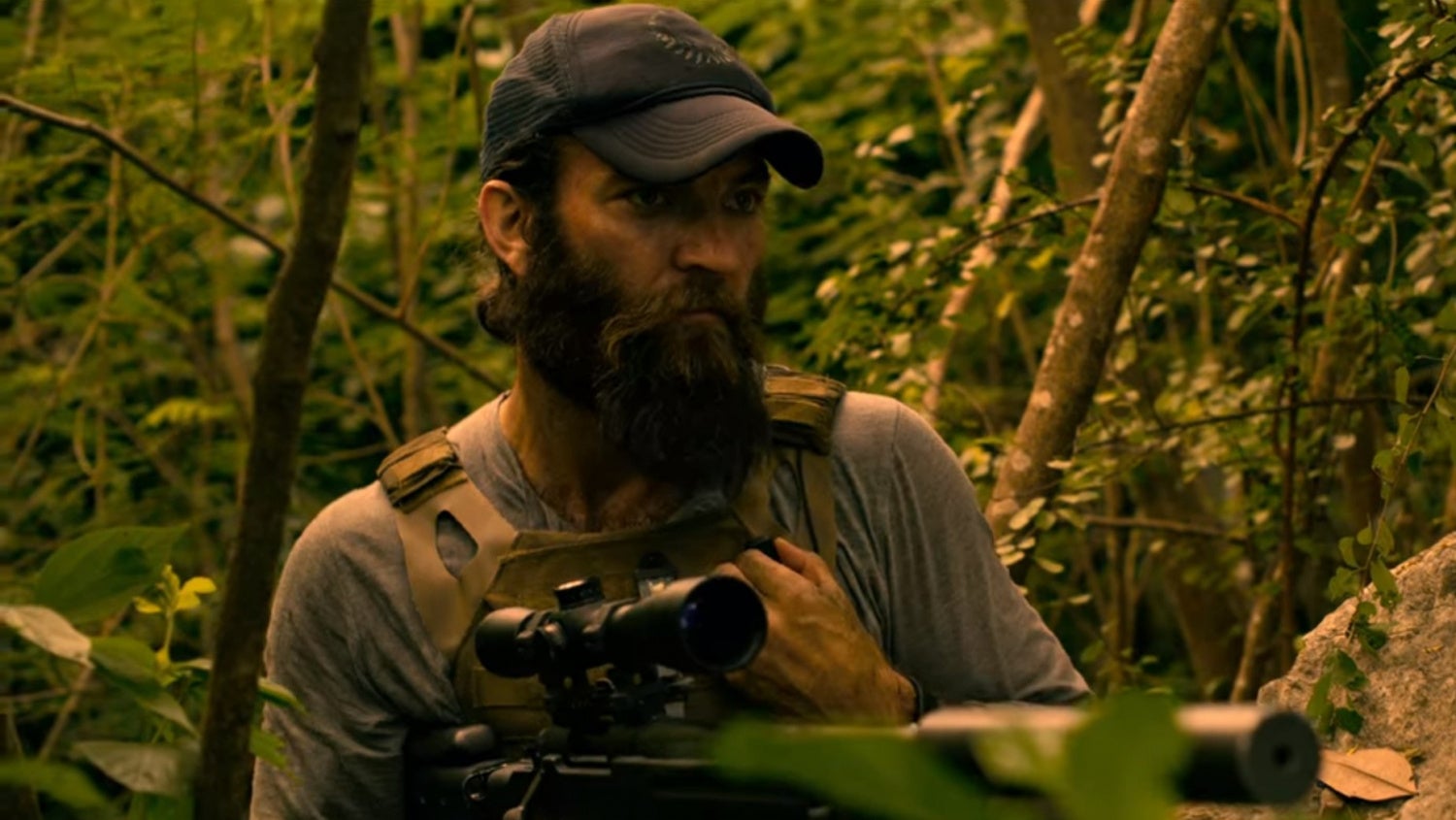 Sam Hargrave, director of "Extraction", also played a small role of a sniper in the beginning of the movie