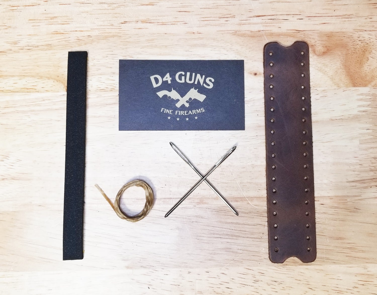 AK Leather Cheek Rest Kits by D4 Guns (3)