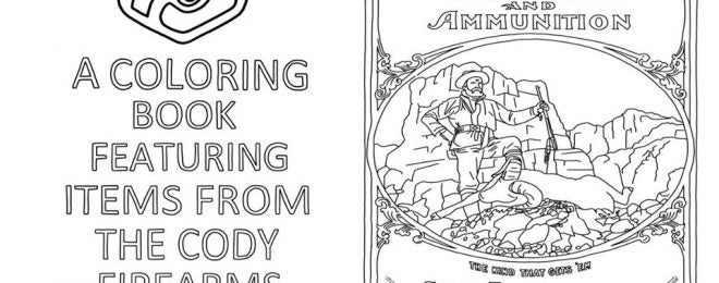 Coloring book from Cody Firearms Museum