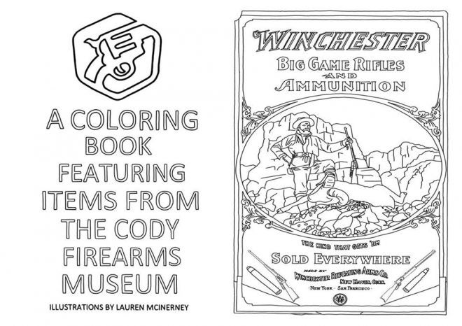 Coloring book from Cody Firearms Museum