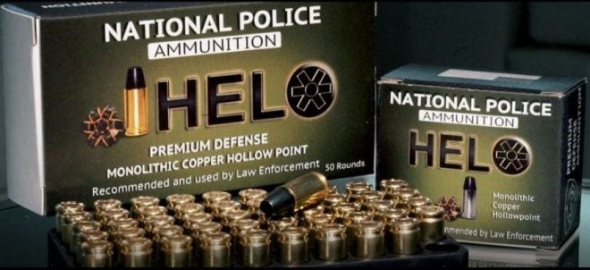 National Police Ammunition Introduces New 9mm SCHP +P HELO Defense Round